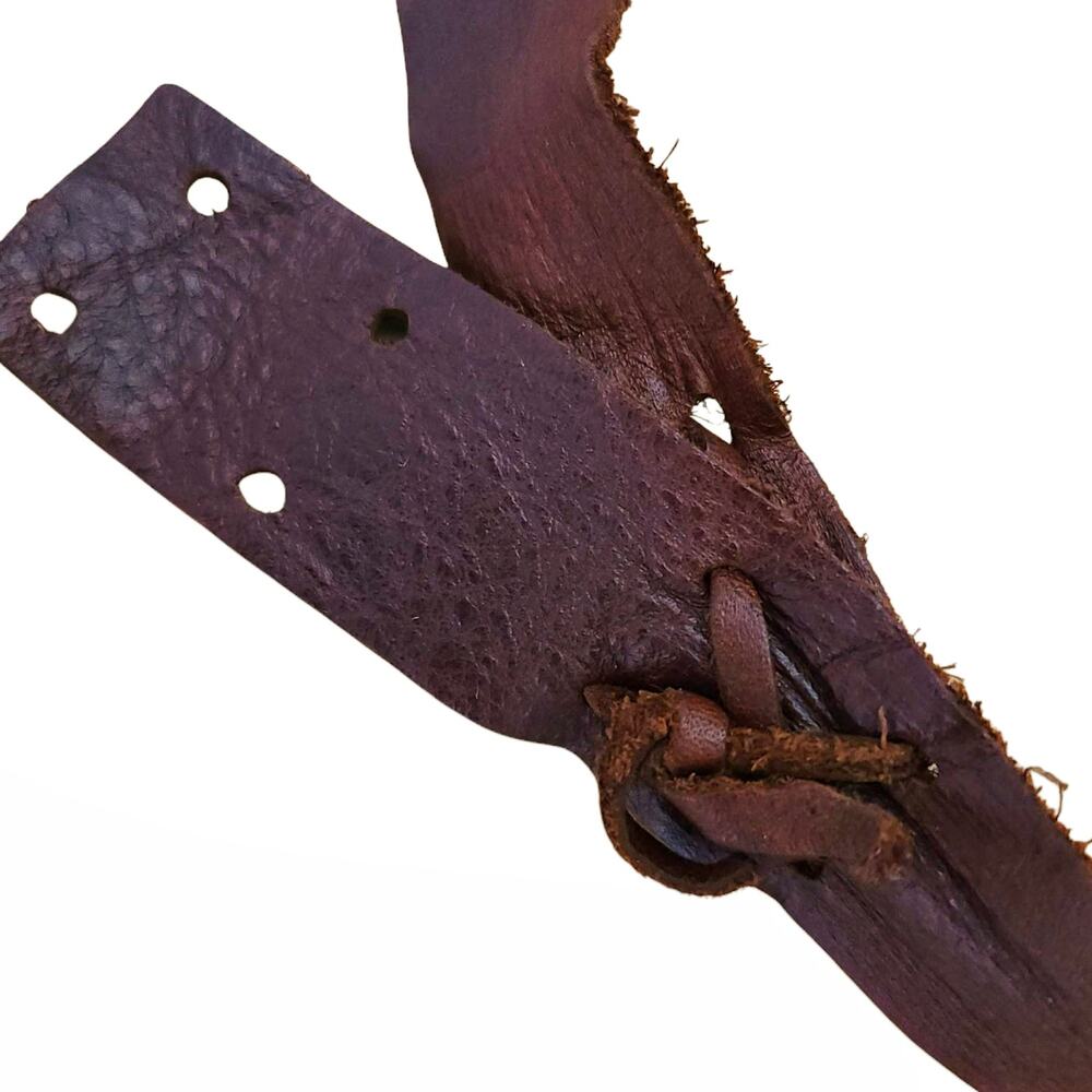 UNBRRANDED cowhide skull brown leather boho crossbody shoulder bag rustic purse - Picture 5 of 7